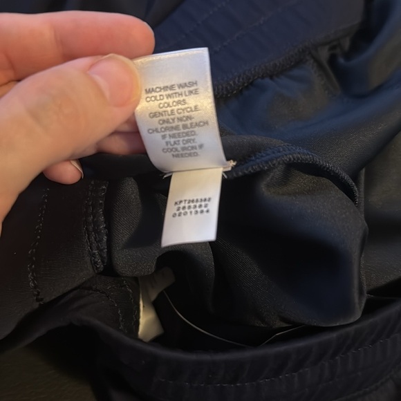 NWT J Jill Fit Athletic Pants Navy Blue XL Petitite Women Athlesiure Pockets Tie - Picture 10 of 11